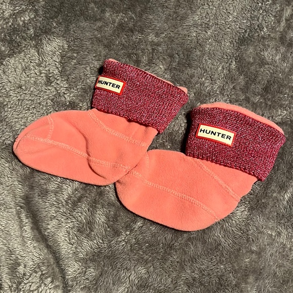 Hunter Kids Boot Socks, Glitter Panther Pink XS (US Shoe Size 5-7) - Picture 2 of 4